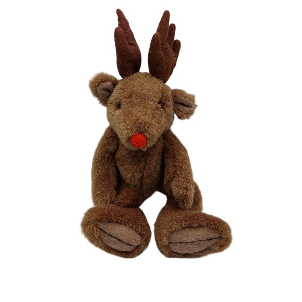 Wang's International Brown Moose Long Legs Plush 11”
